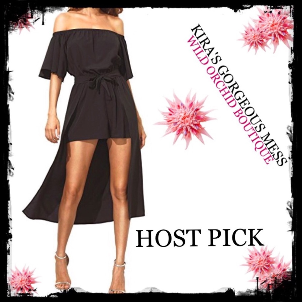 ✨BNWT OFF SHOULDER ROMPER/DRESS✨